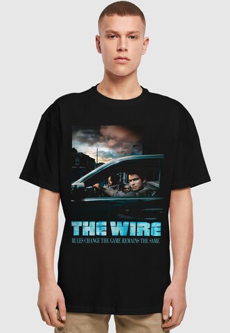 T-Shirt 'The Wire Poster' Merchcode en noir : devant