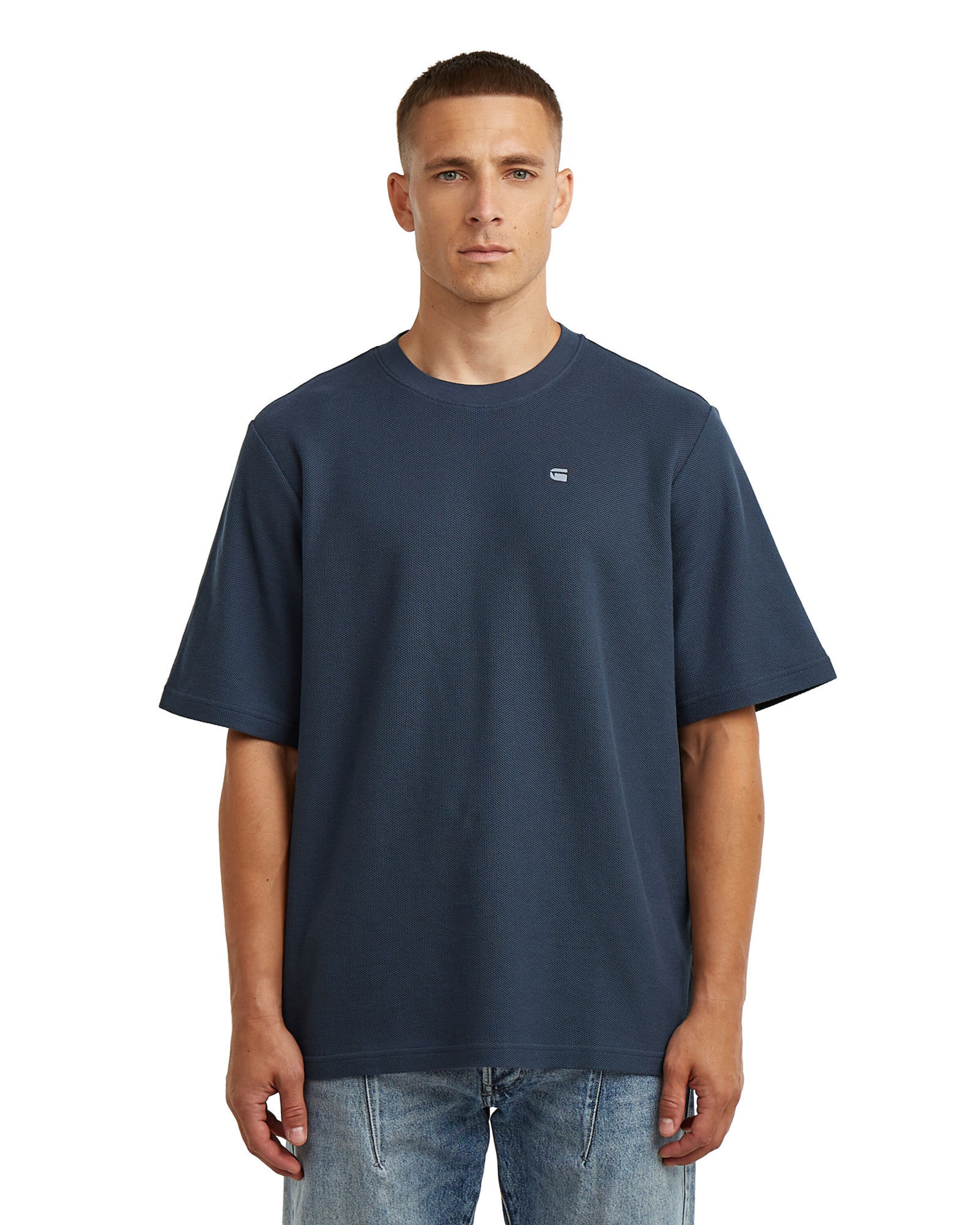 T-Shirt G-STAR en bleu : devant