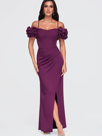 Ombre Evening dress in Purple: front