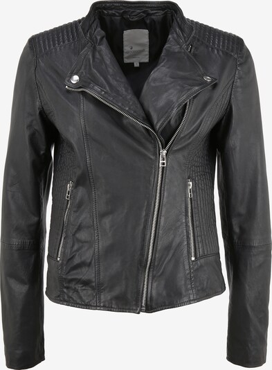 Goosecraft Lederjacke 'RYLEE BIKER' in schwarz / silber, Produktansicht