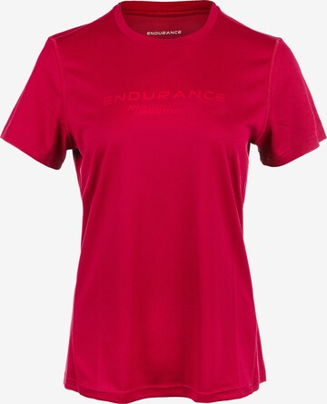 ENDURANCE Performance Shirt 'Keiling' in Red: front