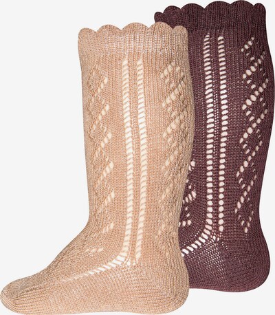 EWERS Κάλτσες σε νουντ / σοκολατί, Άποψη προϊόντος