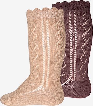 Chaussettes EWERS en beige : devant