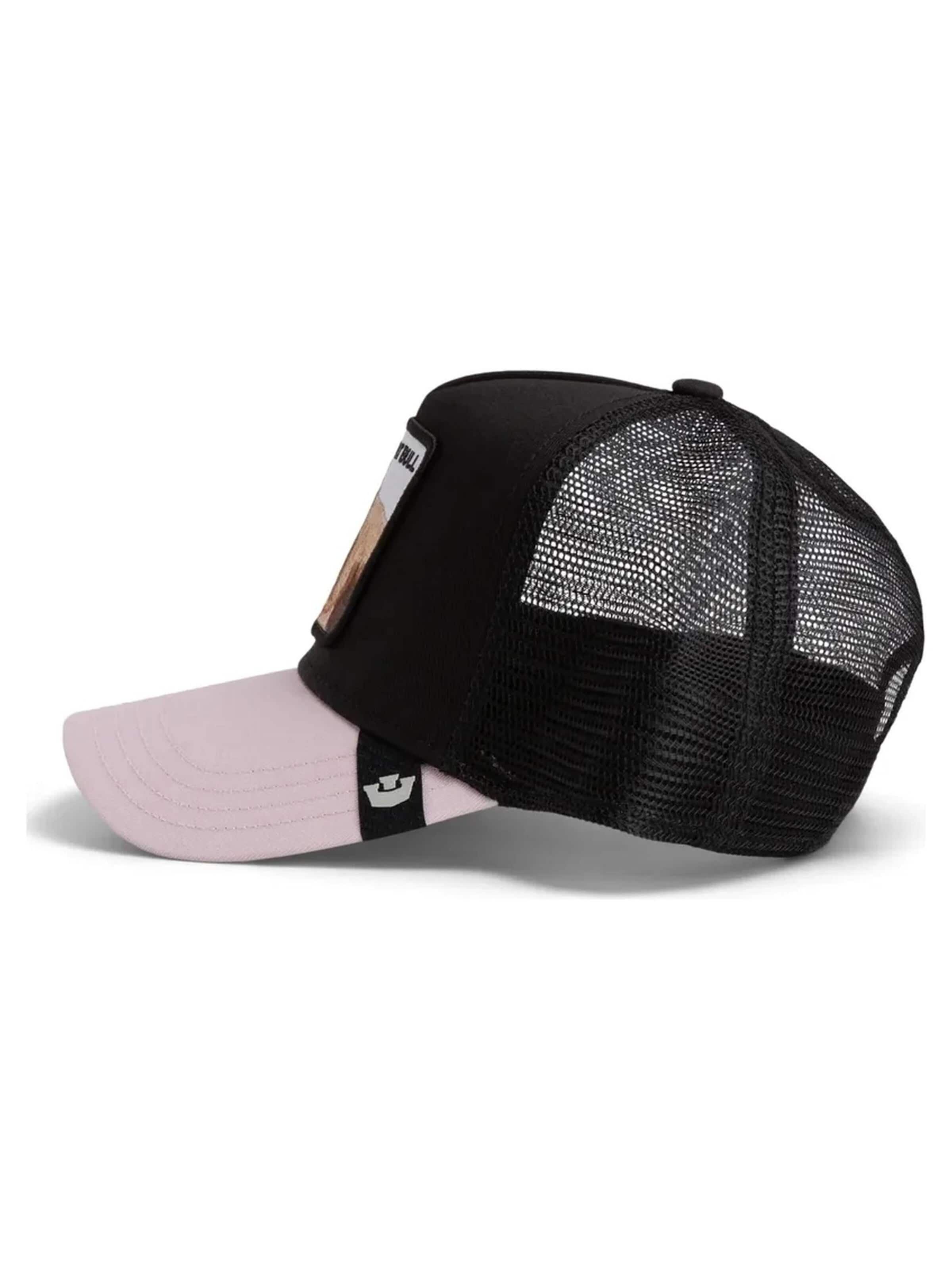 GOORIN Bros.Šilterica 'Gorra goorin bros negra/rosa pitbull trucker cap' - crna boja