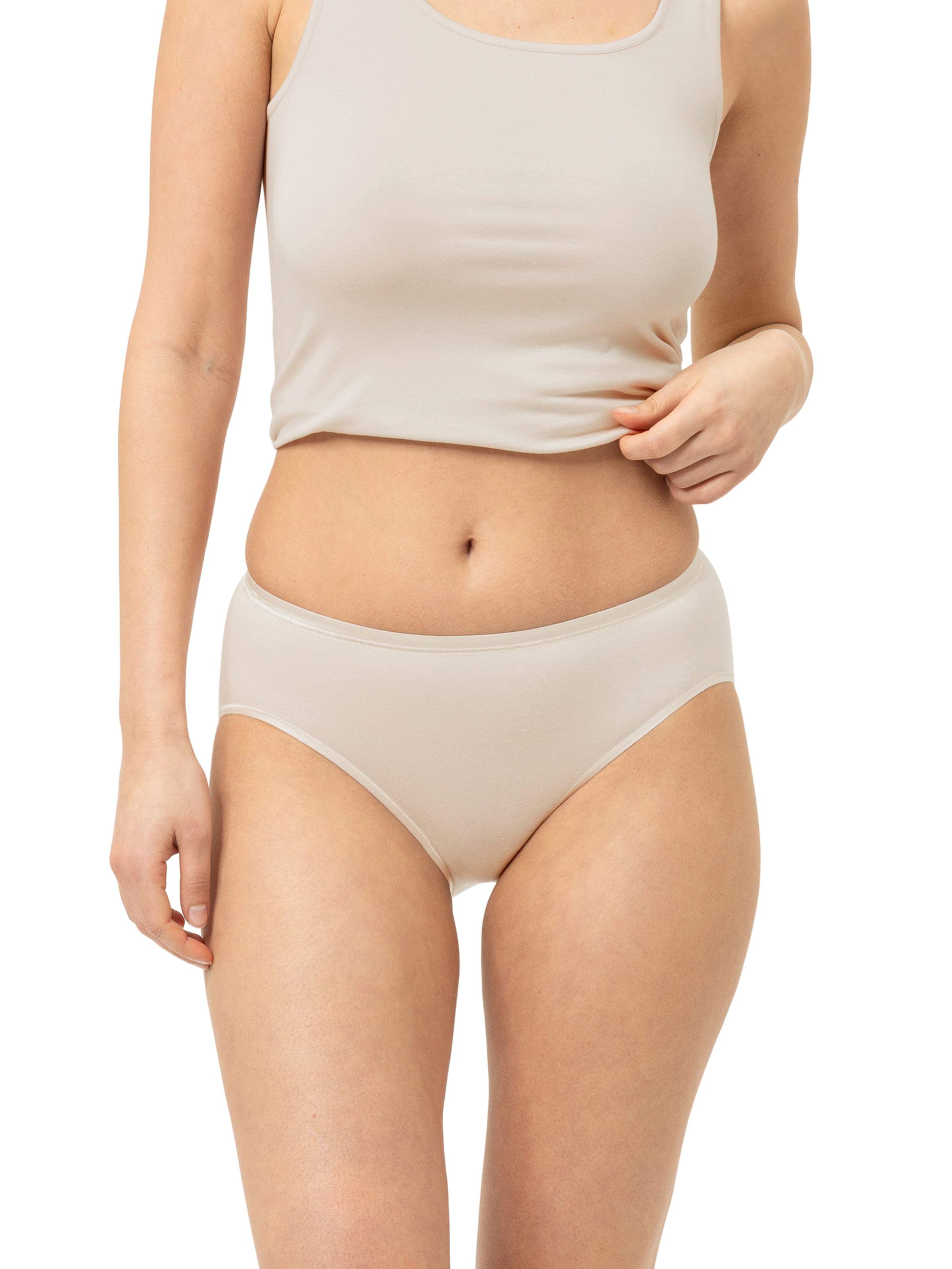 Mey Slip 'Modal Pure' in Beige: voorkant