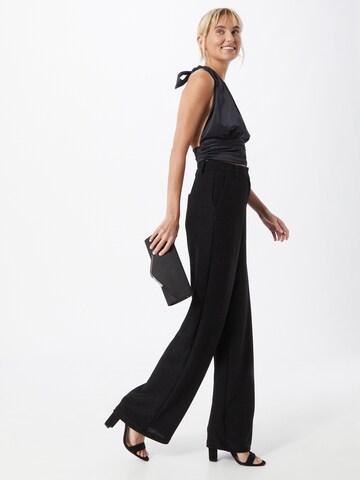 Wide Leg Pantalon NA-KD en noir