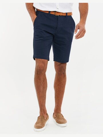 Threadbare Slimfit Shorts 'Conta' in Blau: Vorderseite