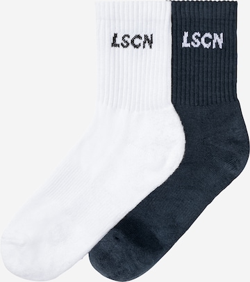 LSCN by LASCANA Socks in Blue: front