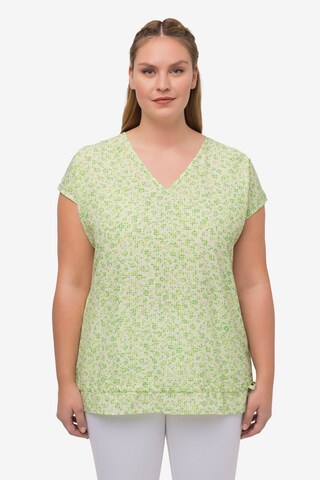 Ulla Popken Blouse in Groen: voorkant