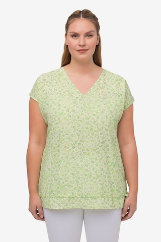 Ulla Popken Blouse in Green: front