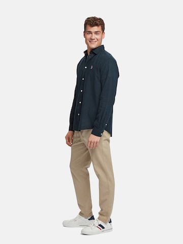 U.S. POLO ASSN. Regular Fit Hemd 'Bolt' in Blau