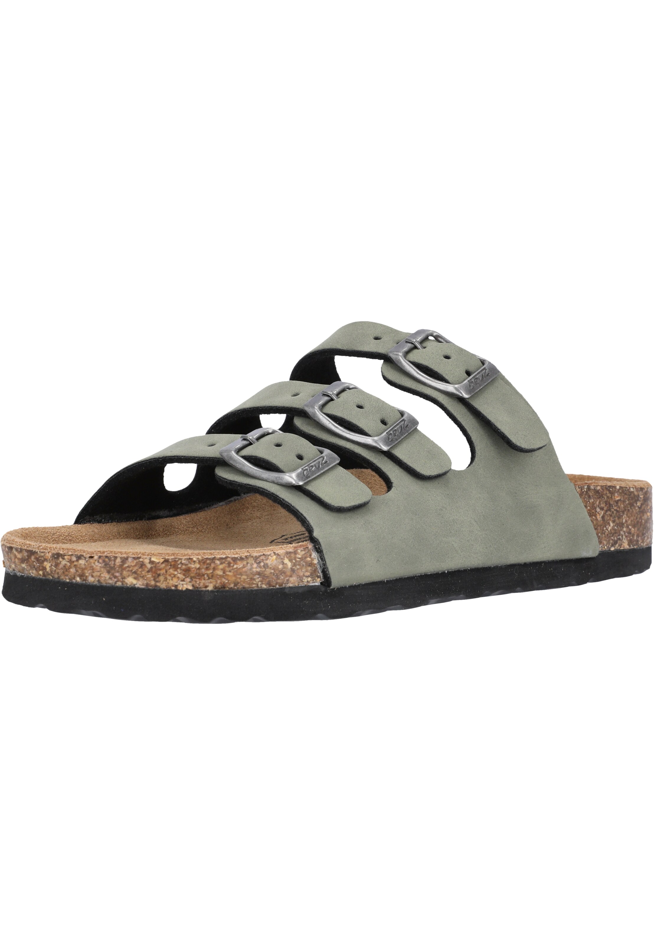 Cruz Mule 'Santa' in Green: front