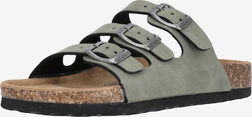 Cruz Mules 'Santa' in Green: front