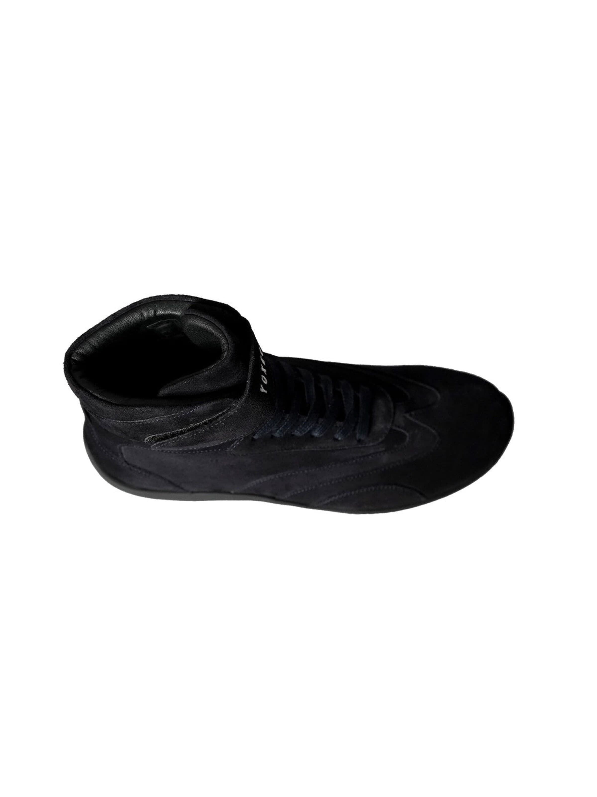 Sneaker alta 'Senna' di Yoxeone in nero
