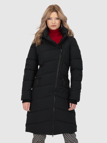 Cappotto invernale 'NimaAK' di Alife and Kickin in nero: frontale