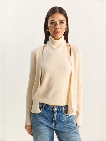 Bianco Lucci - Blusa 'Blusen' em bege