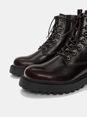 Pull&Bear Veterboots in Rood