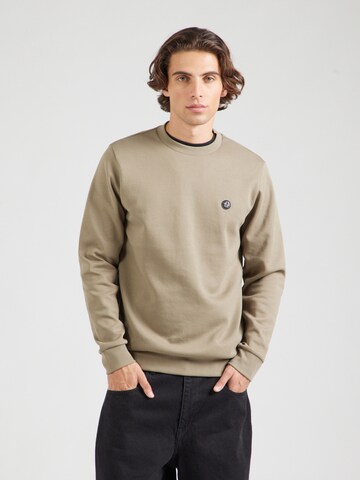 BOSS Sweatshirt 'C-Sharpe 01' in Braun: Vorderseite