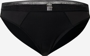 Slip ESPRIT en noir : devant