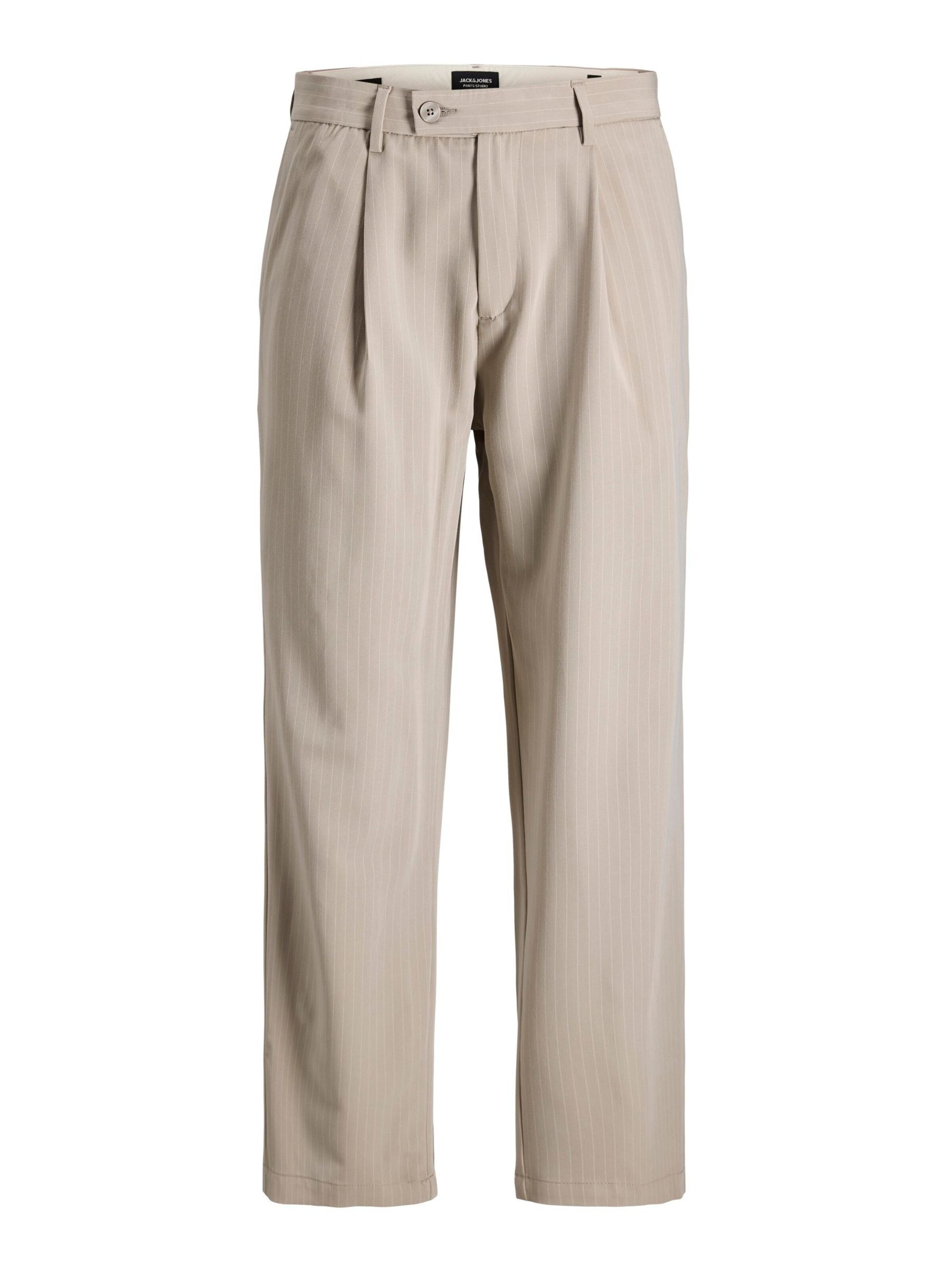 JACK & JONES regular Bukser 'JJ' i beige: forside