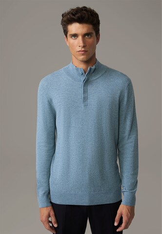 STRELLSON Trui 'Luka' in Blauw: voorkant