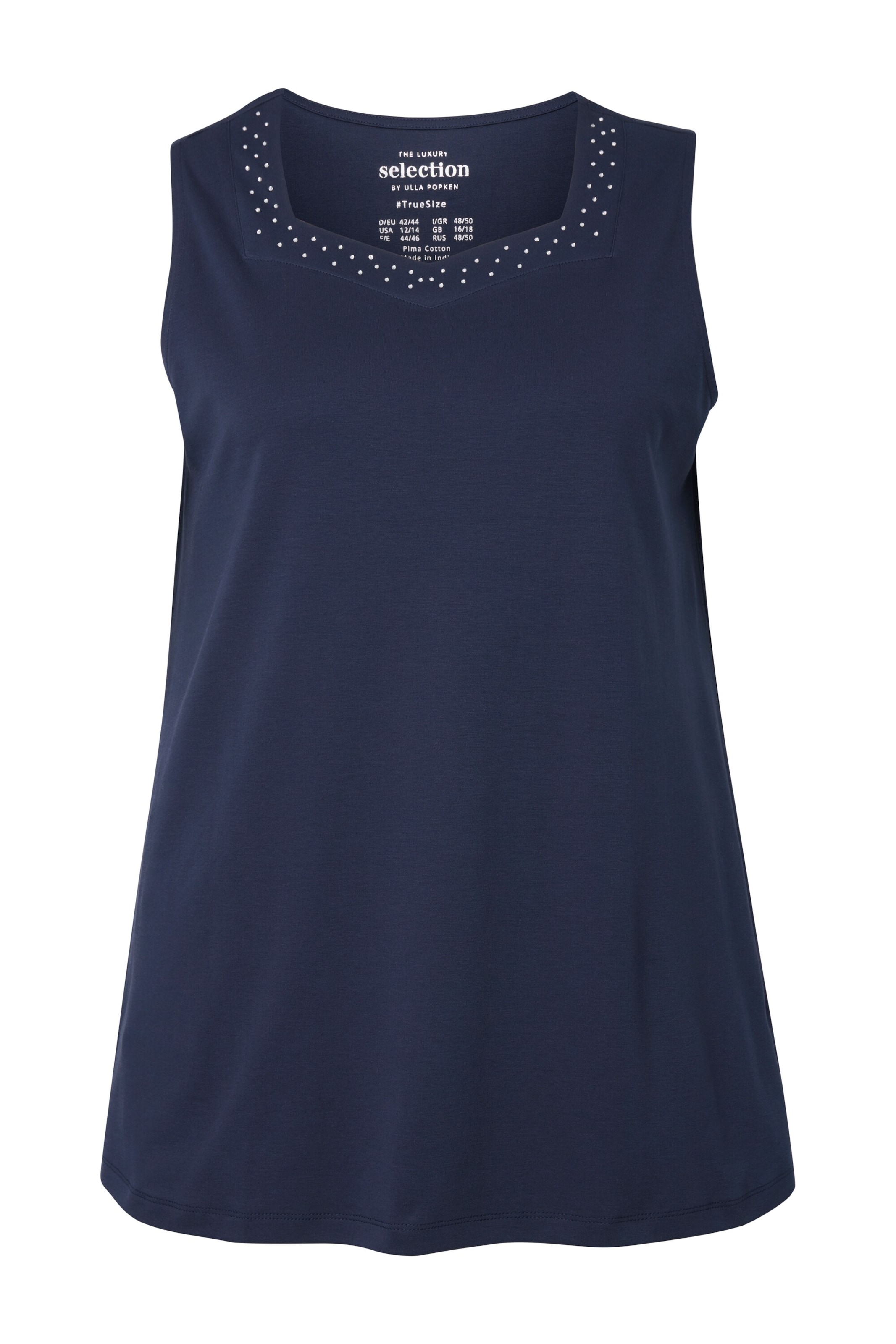 Ulla Popken Top in Blauw: voorkant