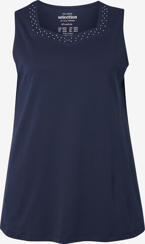 Ulla Popken Top in Blauw: voorkant