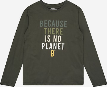 ECOALF T-shirt 'BECAUSE' i grön: framsida