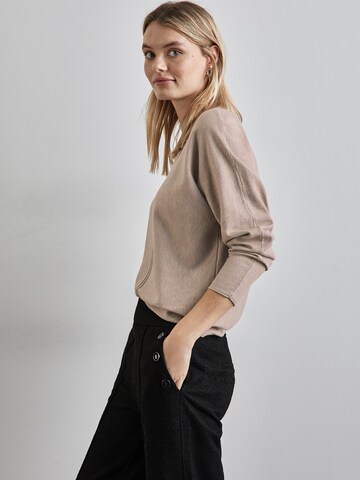 Pull-over STREET ONE en beige : devant