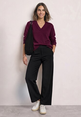 STREET ONE Regular Pants in Black