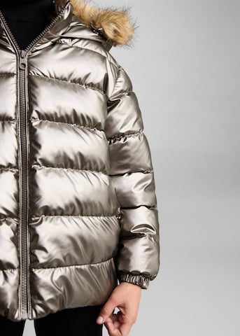 Veste d’hiver MANGO KIDS en argent