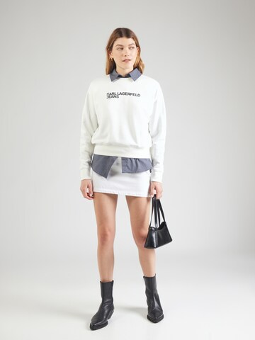 KARL LAGERFELD JEANS Bluzka sportowa 'ESSENTIAL' w kolorze biały