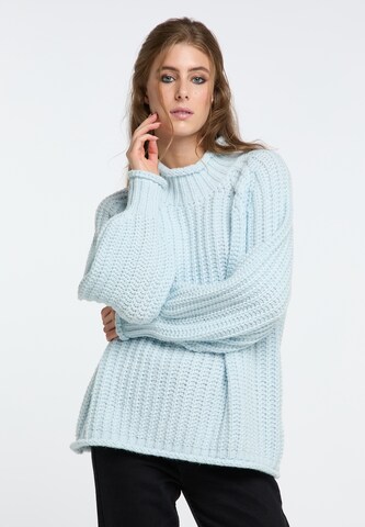 IZIA - Pullover em azul: frente