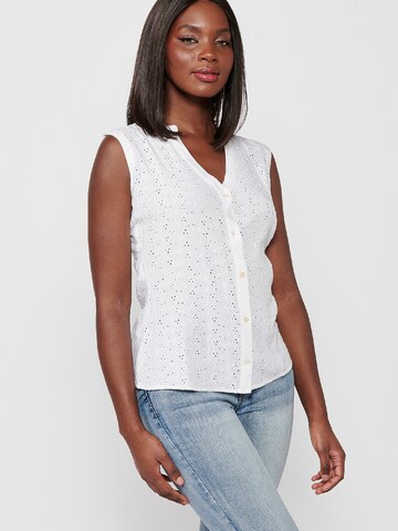 KOROSHI Blouse in White