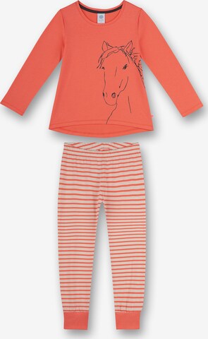 SANETTA Schlafanzug in Orange: front