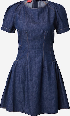 HUGO Red - Vestido 'Karlola' em azul: frente