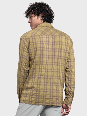 Schöffel Regular fit Functioneel overhemd ' Hiking Shirt Style Dynkur MNS ' in Groen