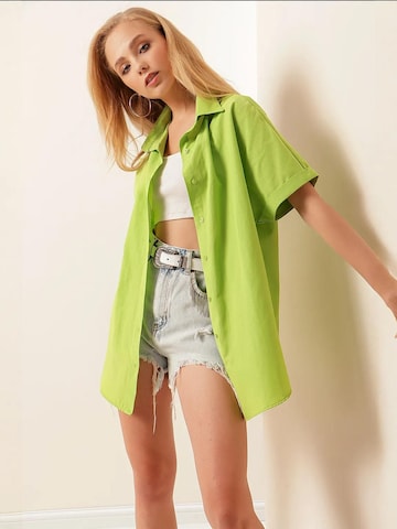 Bigdart Blouse in Groen