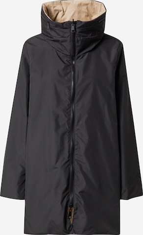 RINO & PELLE Between-seasons coat 'Brazil' in Black: front