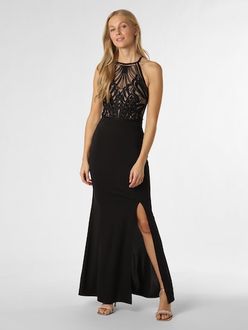 Lipsy Evening Dress in Black: front