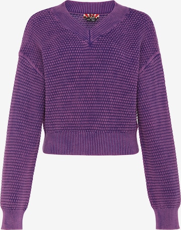 Pull-over myMo ROCKS en violet : devant