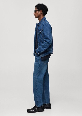 MANGO MAN Between-Season Jacket 'Ryan' in Blue