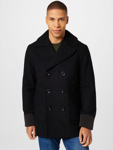 G-Star RAW Ανοιξιάτικο και φθινοπωρινό παλτό σε μαύρο: μπροστά