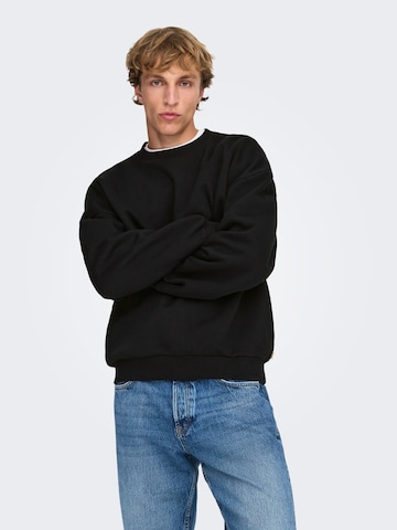 Only & Sons - Sudadera 'ONSCeres' en negro: frente