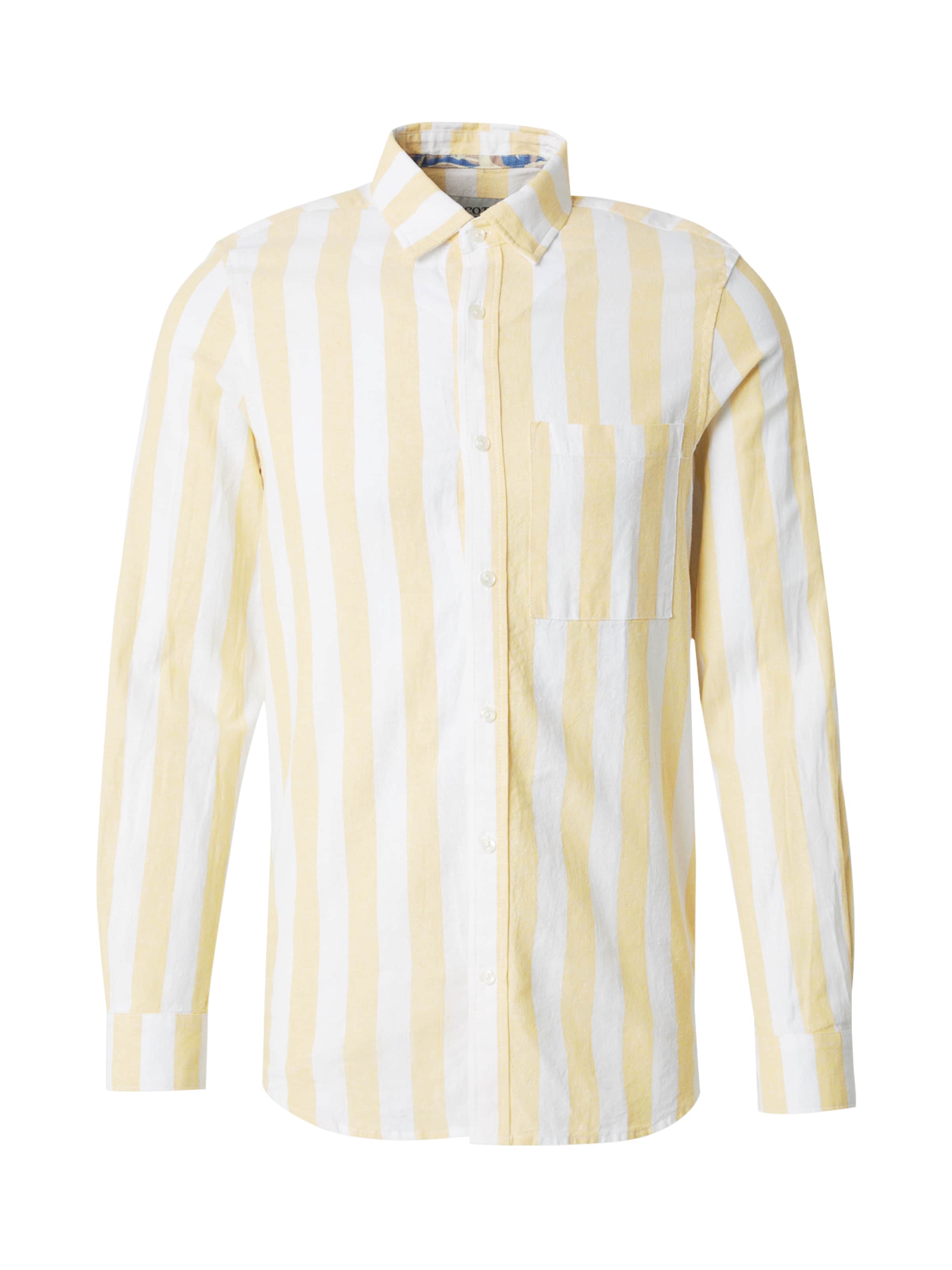 Chemise SCOTCH & SODA en jaune : devant