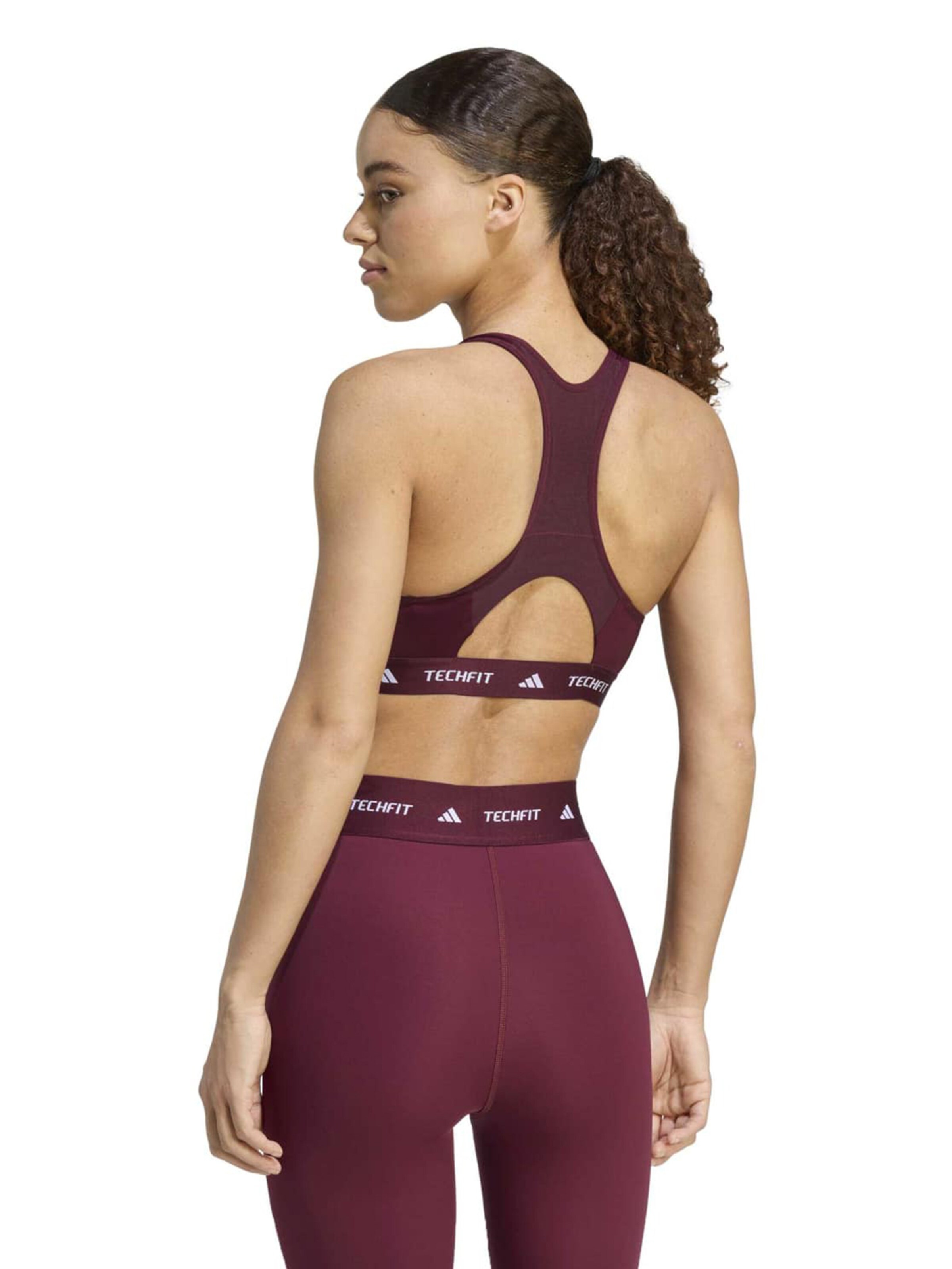 ADIDAS PERFORMANCE - Soutien Bustier Soutien de desporto em castanho