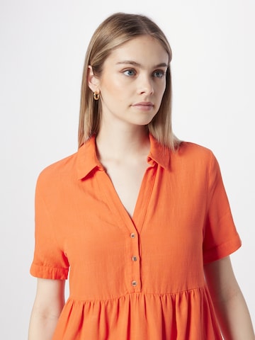 Robe-chemise Mavi en orange