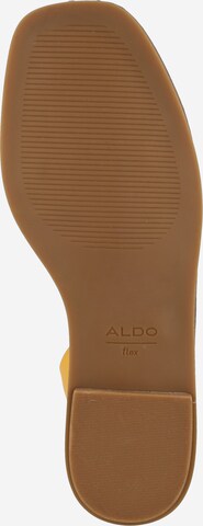 ALDO Sandals 'FANDRA' in Yellow