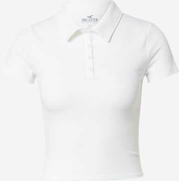 HOLLISTER Poloshirt in Weiß: predná strana