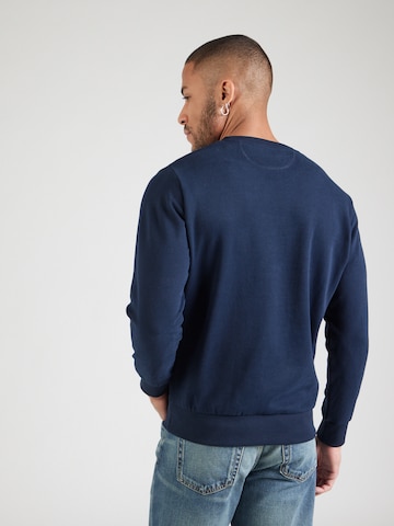 La Martina Μπλούζα φούτερ σε μπλε: πίσω